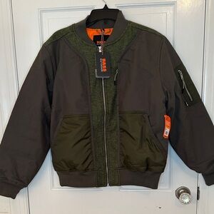 Bass Outdoor‎ Hero Bomber Jacket Gray size S NWT